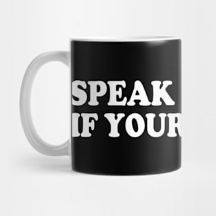 Speak English If Your English Mug